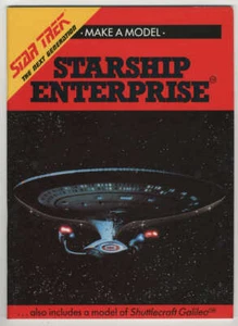 Star Trek The Next Generation TNG USS Enterprise D Make A Model Chatham River - Imagen 1 de 2