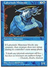 4x Labyrinth Minotaur MTG 5th Edition NM Magic Regular
