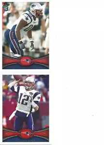 2012 Topps Dont'a Hightower RC #322 & Tom Brady #440 New England Patriots - Foto 1 di 1