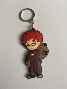 Naruto Gaara Desert Shippuden Double Sided PVC Keychain Keyring Bag Anime UK - Picture 1 of 3