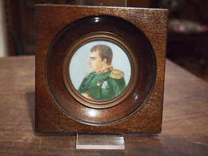 véritable miniature peinte à la main,representant Napoleon en buste - Picture 1 of 3