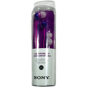 Auriculares intrauditivos Sony MDR EX15LP EX Series aislamiento de ruido violeta - Imagen 1 de 4