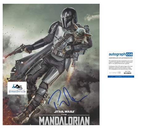 PEDRO PASCAL AUTOGRAPH SIGNED 11x14 PHOTO STAR WARS THE MANDALORIAN ACOA Cover