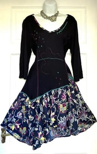 JOE BROWNS QUIRKY & UNIQUE JERSEY TUNIC PARTY DRESS SIZE 16 - Picture 1 of 6