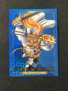 Shatterstar 2024 Marvel Masterpieces 92 Platinum #74 Blue Traxx - Picture 1 of 2