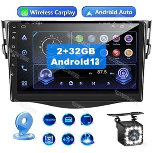 Camera For Toyota RAV4 2007-2012 Android 13 Carplay Navi RDS BT Car Stereo Radio - Picture 1 of 22