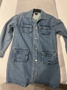Boohoo Denim Dress Size 16 - Picture 1 of 3