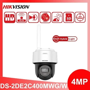Hikvision DS-2DE2C400MWG/W 4MP Wifi ColorVu Micrófono Cámara IP Inteligente Híbrido-luz - Imagen 1 de 5