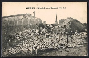 CPA Auxonne, Démolition des Remparts, Côté Sud - Picture 1 of 2