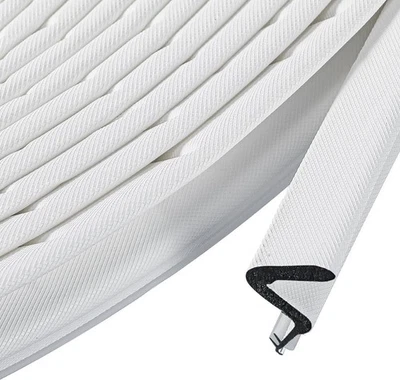 Sello de puerta desmontable en forma de V Q espuma muesca insonorizada 39 pies, blanco Foto 1 de 4