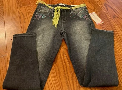 NWT Piper Girls Size 16 Jeans Jegging Embellished - Image 1 of 4