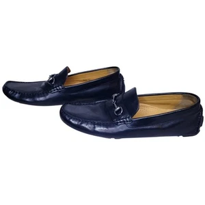 COLE HAAN Driver Moccasins Horse Bit Loafers Black Leather Men's Size 11M ~ VGUC - Picture 1 of 14