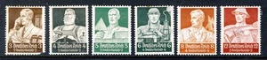 GERMANY 1934 Welfare Fund Part Set SG 551 to SG 556 MINT - Picture 1 of 2