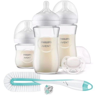 Philips Botellas de Vidrio Natural Response, Juego de 2 240/120 ml, 0-6 Meses Aspirador... Foto 1 de 4