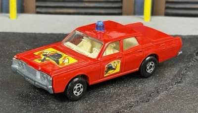 Matchbox Mercury Fire Chief Rojo Muy Buen Estado Lesney De Colección Foto 1 de 3