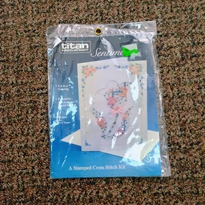 Titan Needlecraft Sentiments Cross Stitch Kit 08863 New Sealed - Picture 1 of 6