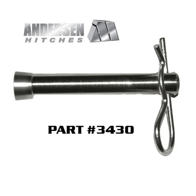 Andersen 2" & 2-1/2" Non-Locking Receiver Pin and Clip for All Receivers  - Image 1 of 4