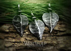 Hand-Forged Iron Leaf Pendant -- Viking/Celtic/Medieval/Steel/Nature/Elven