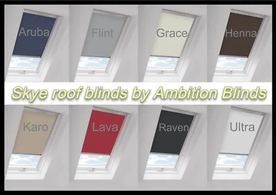BLACKOUT ROLLER ROOF BLINDS FOR KEYLITE CODE T01 T02 T03 T04 T05 T06 T08 T09 T10 - Image 1 of 4