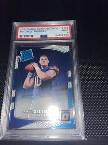 2017 Panini Donruss Optic Mitchell Trubisky PRIZM ROOKIE RC #178 PSA 9 MINT - Bild 1 von 12