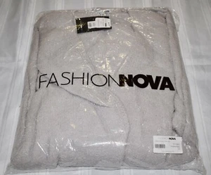 Womens Fashion Nova Living In It Cozy 3 Pc Grey Cardigan Legging 3X Set ~ US1 - Picture 1 of 5