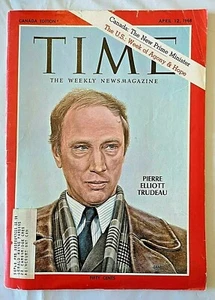 Time Magazine April 12 1968 Pierre Elliott Trudeau + The U.S. the week of Agony - Picture 1 of 6