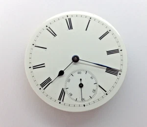 Antique CARZARES Pocket Watch Movement - WORKING - 46.1mm diameter - Picture 1 of 4