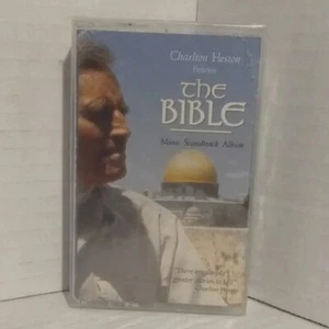 Charlton Heston Presents The Bible Soundtrack Audio Cassette New / Sealed 1993 - Picture 1 of 5