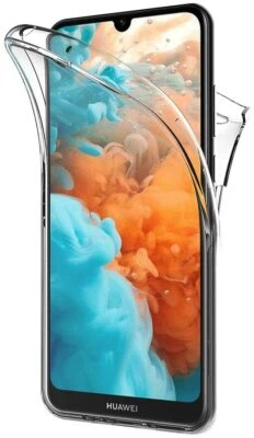 CUSTODIA Fullbody COVER TPU Fronte Retro 360° Trasparente per HUAWEI Y5 2019 - Immagine 1 di 4