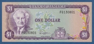 JAMAICA -- 1 DOLLAR ND ( 1982-86 ) -- SC- / aUNC -- SIGNATURE 6 -- PICK 64a . - Imagen 1 de 2
