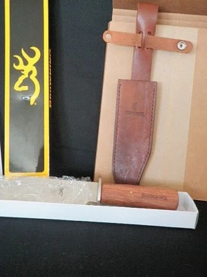 NUEVO CUCHILLO BOWIE DE CAZA BROWNING CON SOPORTE PARA FUNDA Foto 1 de 4