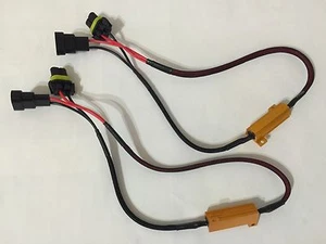 2Pcs 9006/HB4 LED Resistor/Decoder ToFix Flickers, Error Free & Warning Canceler - Picture 1 of 5