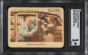 1959 Fleer The 3 Stooges Getting Even With Moe #71 SGC 1 - Picture 1 of 2