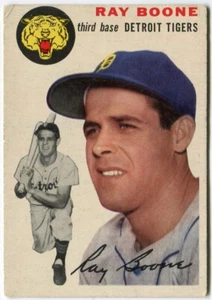 1954 Topps #77 Ray Boone Detroit Tigers - Bild 1 von 2