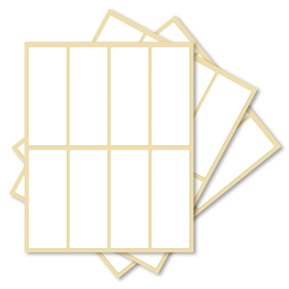 AVERY 320 White Labels 25x75mm Address Stickers Self Adhesive Rectangle Blank Tag
