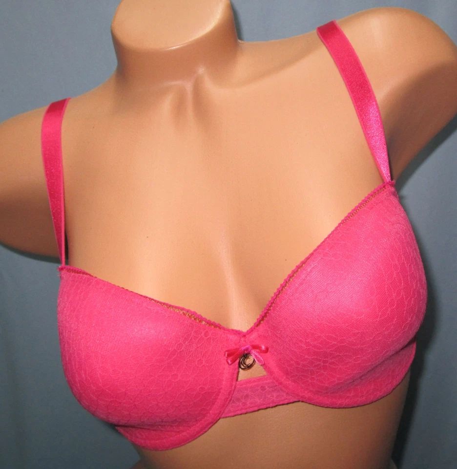 CHANTELLE 32C 2212 Lipstick C Graphique Demi T-Shirt Underwire Bra