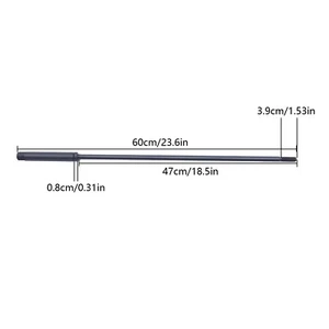 For Bridgeport Mill 7/16 Thread R8 Milling Machine Part Drawbar Overall Draw Bar - Picture 1 of 12