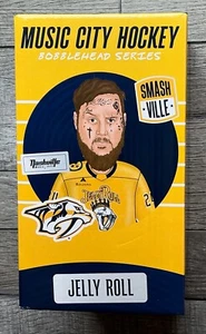 JELLY ROLL BOBBLEHEAD NASHVILLE PREDATORS MUSIC CITY SGA 27.03.25 NEU - Bild 1 von 2
