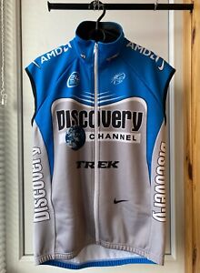 Vest team DISCOVERY CHANNEL NIKE CYCLING Windstopper Size L