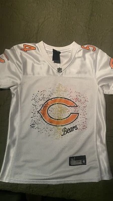 Camiseta deportiva Reebok para mujer blanca de los Chicago Bears Brian Urlacher #54 NFL talla mediana Foto 1 de 2