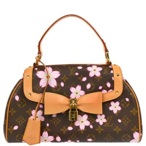 Louis Vuitton Monogram Cherry Blossom Sac Retro PM Handbag M92012 CA0033 194436 - Picture 1 of 10