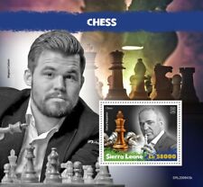 Chad Chess Stamps 2021 CTO Ian Nepomniachtchi Magnus Carlsen Sports 4v M/S