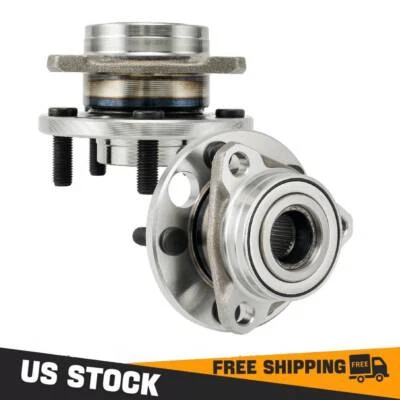 Conjunto de cubo de rolamento de roda dianteira 2 compatível com Pontiac Sunfire Sunbird Chevy Cavalier - Imagem 1 de 4