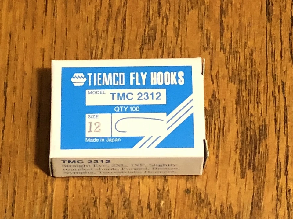 100 ganchos para atar moscas Tiemco, TMC 2312, talla 12 Foto 1 de 1