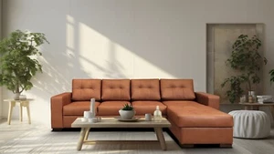 Italienisches Echtleder Ecksofa Gesteppt Eckcouch Leder Eckgarnitur viele Größen - Bild 1 von 16