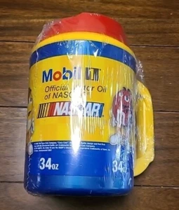 Mobil 1 Nascar 34oz M&M's CocaCola Isolierte Nachfüllbare Tasse NEU - Bild 1 von 4