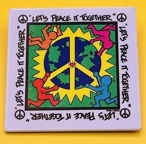 Prendedor Keith Haring Let’s Peace It Together Human-i-Tees - Imagen 1 de 12
