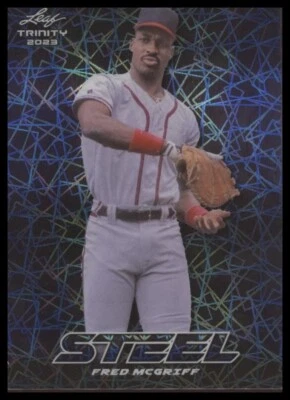 2023 Leaf Trinity Steel Fred McGriff S-27 /99 - Изображение 1 из 2