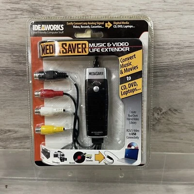 Video Grabber Pro - Video Capture Card / Media Saver IDEAWORKS USB 2.0 New - Image 1 of 4