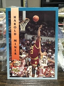 Vtg 1992 Front Row #90 HAROLD MINER RC Miami Heat USC Trojans “BABY JORDAN” NM/M - Picture 1 of 2